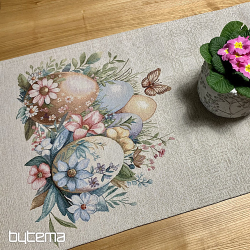 Tovaglia e sciarpa pasquale UOVA NELERBA