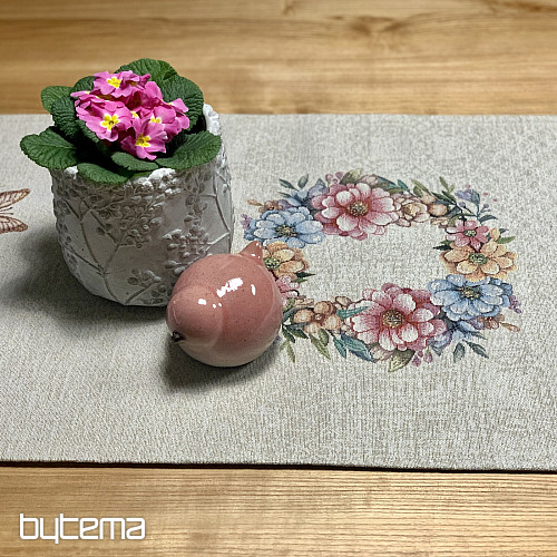 Tovaglia e sciarpa pasquale UOVA NELERBA