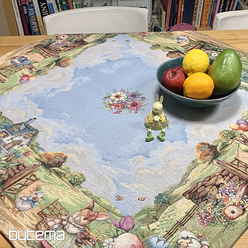 Tovaglia e sciarpa in arazzo VIAGGIO DI PASQUA