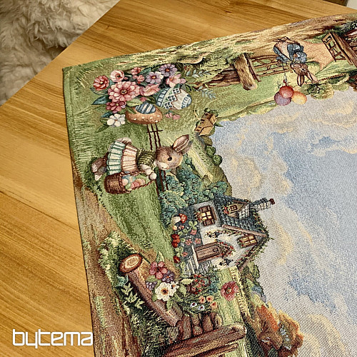 Tovaglia e sciarpa in arazzo VIAGGIO DI PASQUA