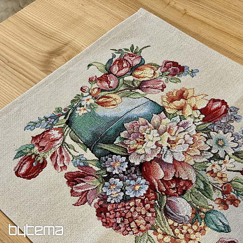 Tovaglia e sciarpa in arazzo BOUQUET DI PRIMAVERA