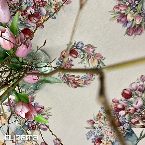 Tovaglia e sciarpa in arazzo BOUQUET DI PRIMAVERA