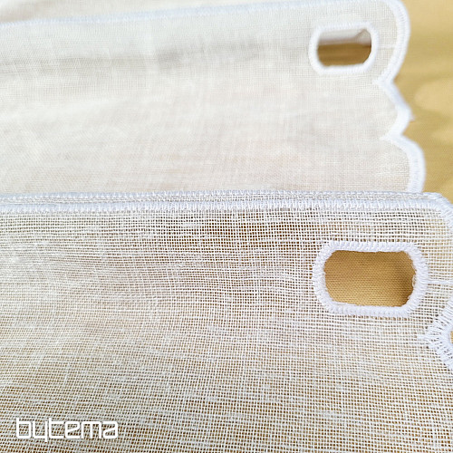 Tenda in vetro colorato CUORE BIANCO