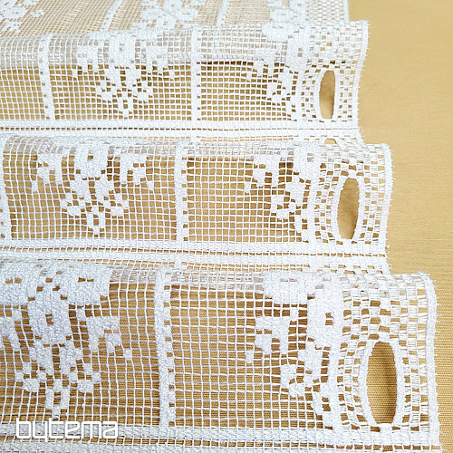 Tenda in vetro colorato OTYLKA WHITE