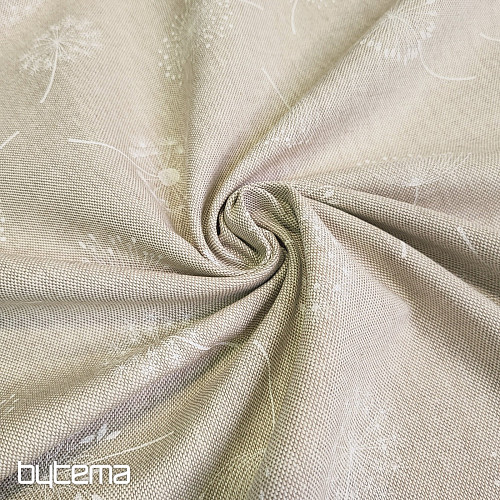 Tessuto decorativo DENTE DI LEONE IN FIORE