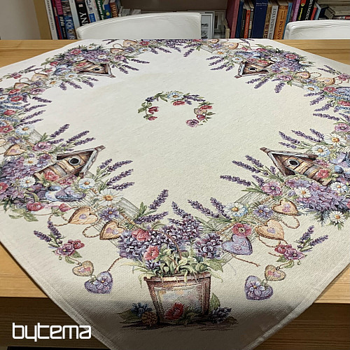 Tovaglia e sciarpa in arazzo BIRDHOUSE