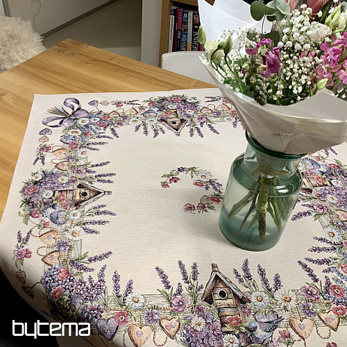 Tovaglia e sciarpa in arazzo BIRDHOUSE