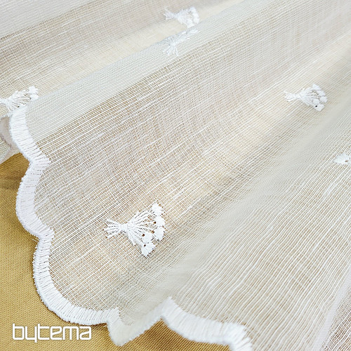 Tenda in vetro colorato TULIPANI MINI BIANCHI