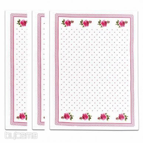 Asciugamani della nonna Rose rosa