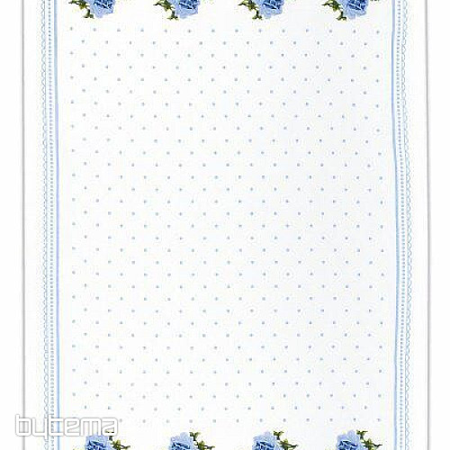 Asciugamani della nonna Rose blu