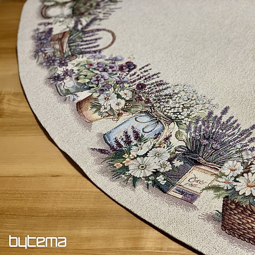 Tovaglia rotonda arazzo BELLEZZA NEL CARRELLO