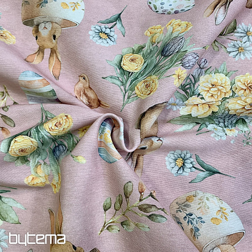 Tessuto decorativo BUNNY LONNIE rosa