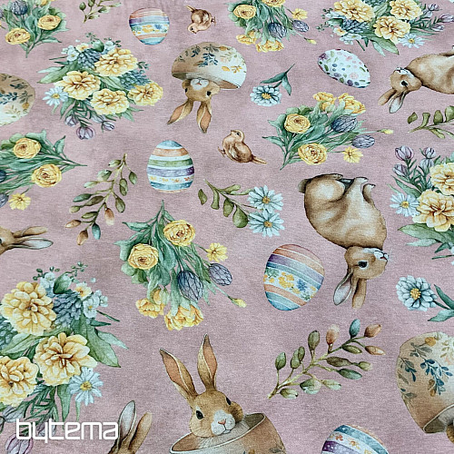 Tessuto decorativo BUNNY LONNIE rosa