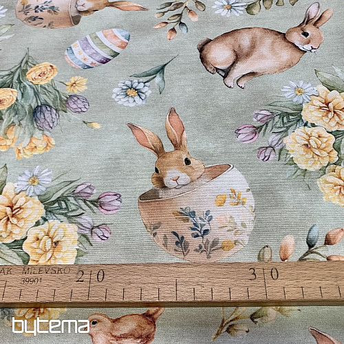 Tessuto decorativo BUNNY LONNIE verde