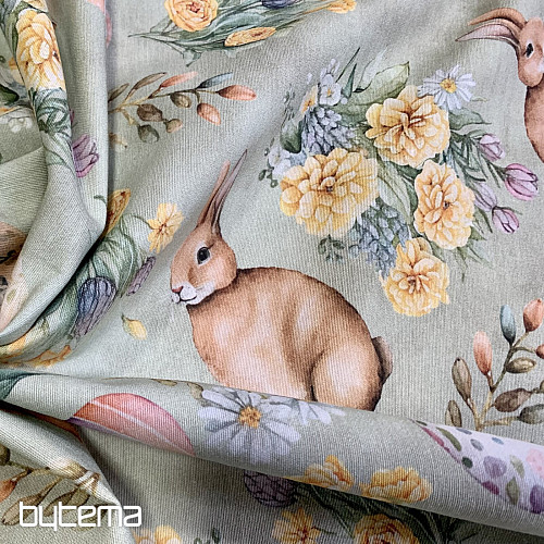 Tessuto decorativo BUNNY LONNIE verde