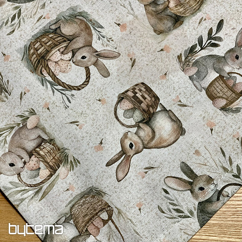 Tovaglia pasquale POLLI E UOVA