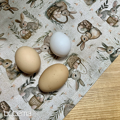 Tovaglia pasquale POLLI E UOVA