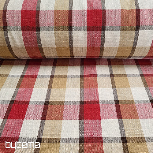 Tessuto decorativo ATILA ROSSO