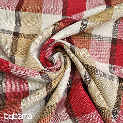 Tessuto decorativo ATILA ROSSO