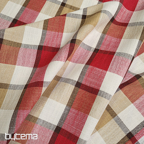 Tessuto decorativo ATILA ROSSO