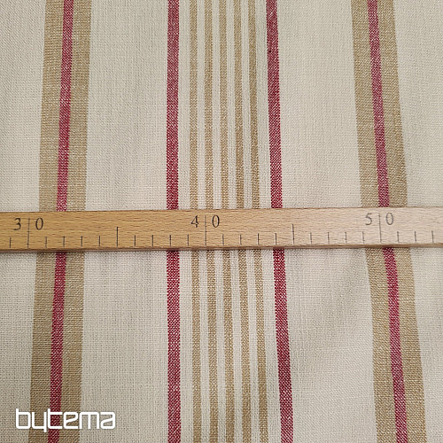 Tessuto decorativo TANGO ROSSO