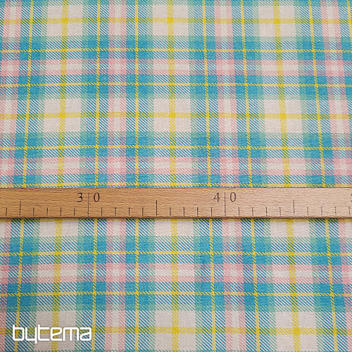 Tessuto decorativo DEMER VERDE ROSA