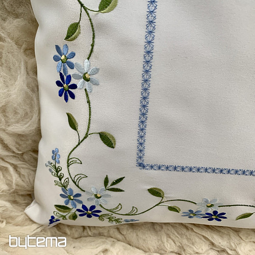 Copertina decorativa ricamata FIORE DIMENTICATO