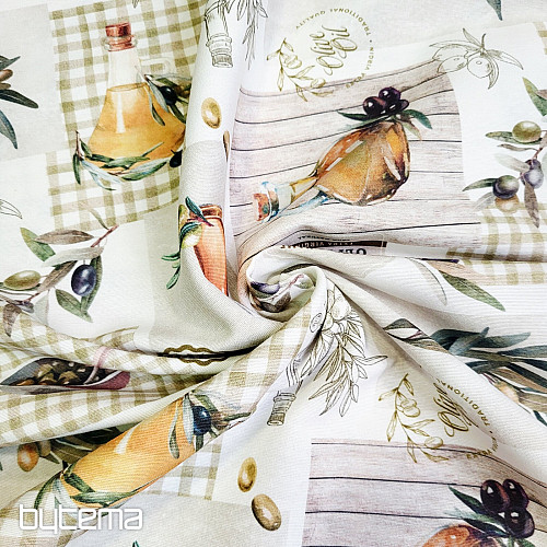 Tessuto decorativo OLIVE PICUAL