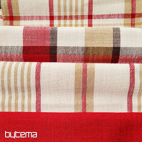 Tessuto decorativo VALS ROSSO