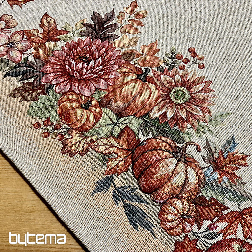 Tovaglia e sciarpa in arazzo FUNGHI NEL CARRELLO