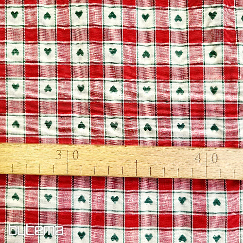 Tessuto decorativo MAXI CORET rosso