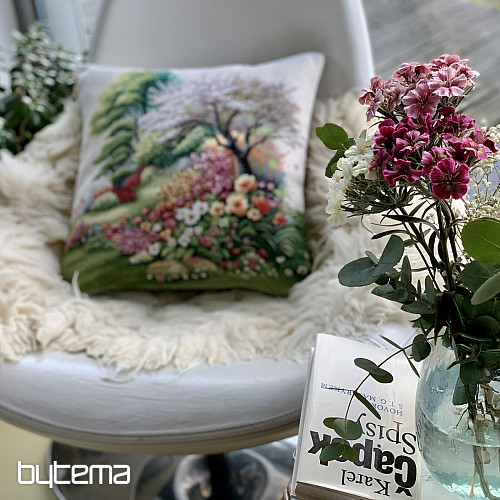 Federa per cuscino arazzo NATURA MORTA NEL PARCO