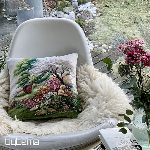 Federa per cuscino arazzo NATURA MORTA NEL PARCO