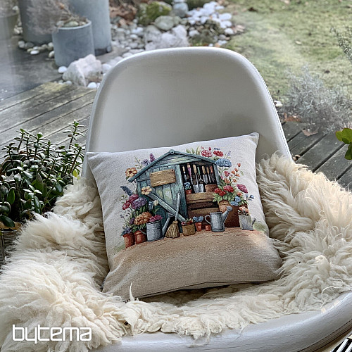 Federa per cuscino in arazzo GARDEN SHED