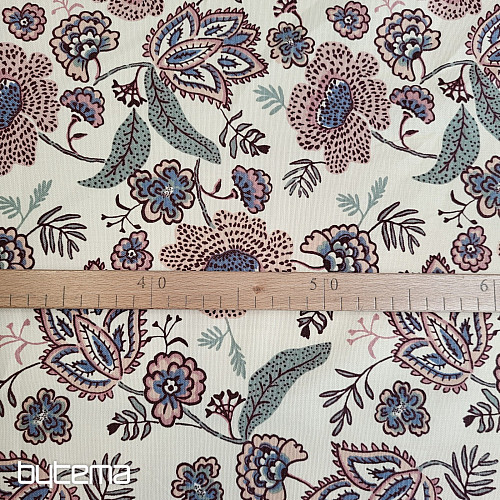 Tessuto di cotone FIORI BOHO