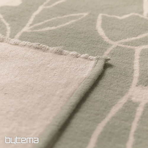 Coperta AMBER FLOWERS mentolo