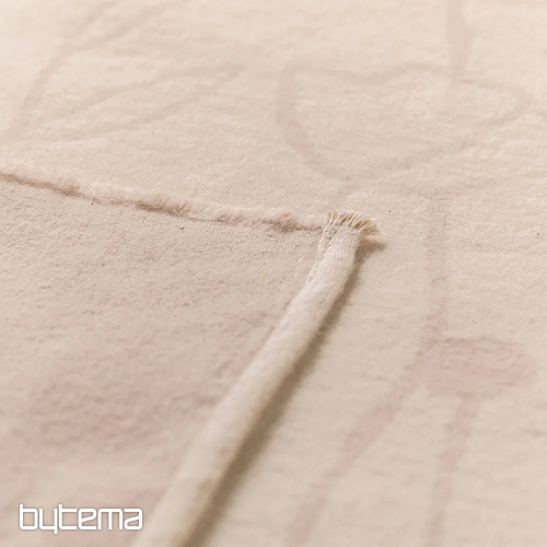 Coperta AMBER FLOWERS beige