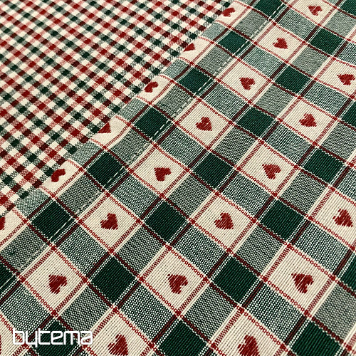 Tovaglia e sciarpa MAXI CORET verde