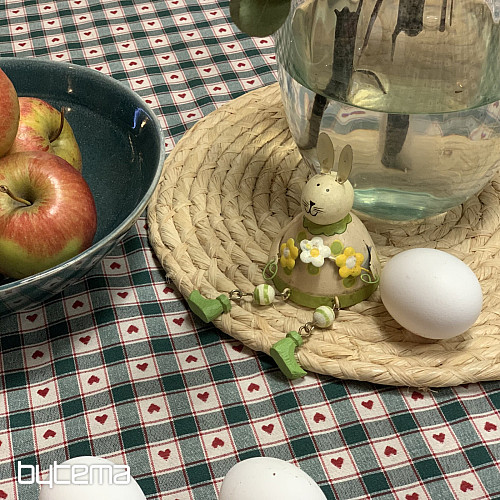 Tovaglia e sciarpa MAXI CORET verde