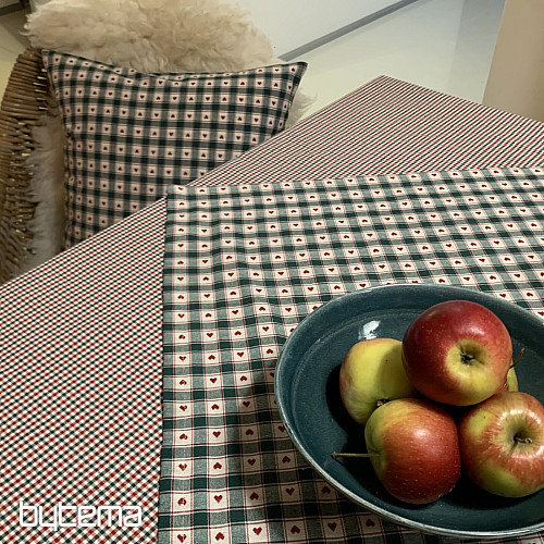 Tovaglia e sciarpa MAXI CORET verde