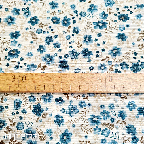 Tessuto decorativo CIRI petrolio