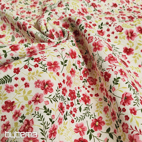 Tessuto decorativo CIRI rosso