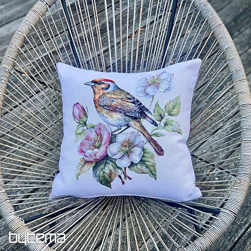 Federa per cuscino arazzo CARDELLINO SUL MELO