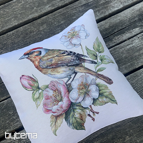 Federa per cuscino arazzo CARDELLINO SUL MELO