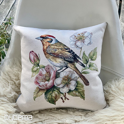 Federa per cuscino arazzo CARDELLINO SUL MELO