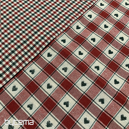 Tovaglia e sciarpa MAXI CORET rossa