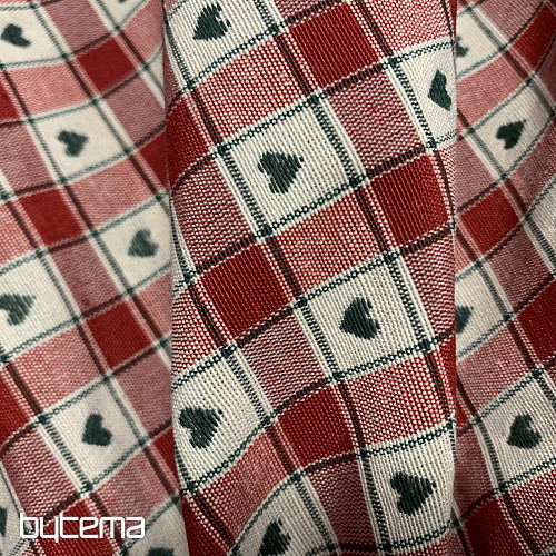 Tovaglia e sciarpa MAXI CORET rossa