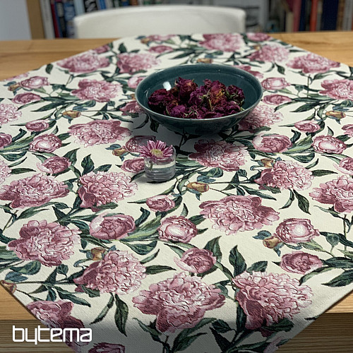 Tovaglia e sciarpa PEONIE