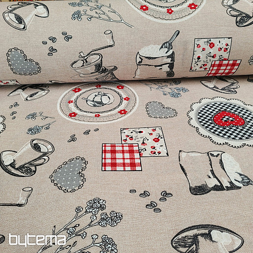 Tessuto decorativo al profumo di caffè