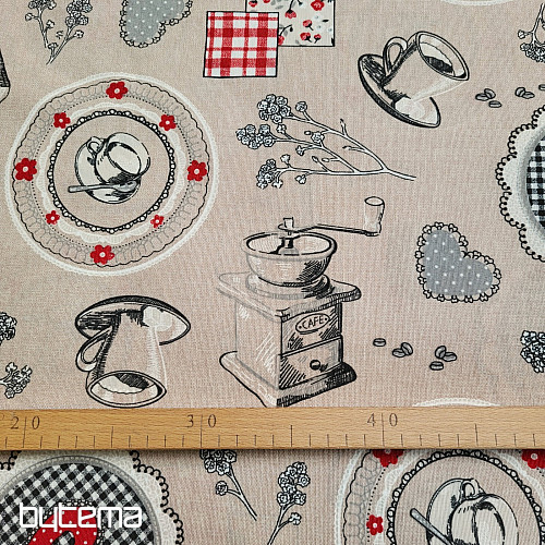 Tessuto decorativo al profumo di caffè